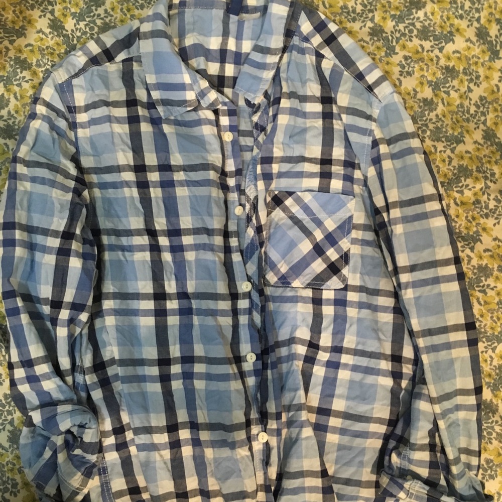 Plaid button up